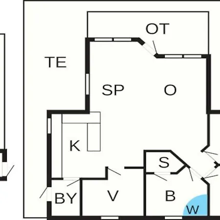 Three-bedroom In Rodby 38 * Kramnitse
